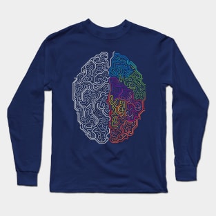 Brain Colorful functions Long Sleeve T-Shirt